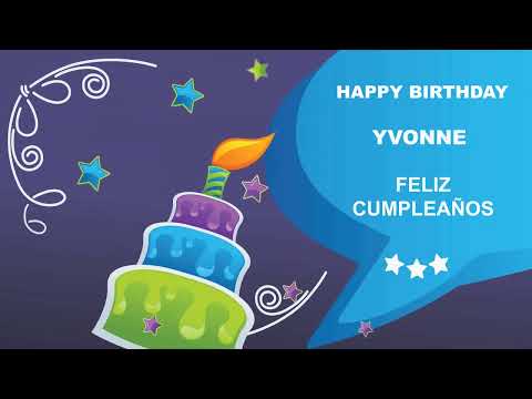 Yvonne - Card Tarjeta - Happy Birthday