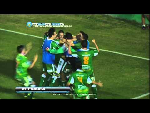 Gol de Juan Francia.Sportivo 1 Patronato 0.Fecha 38.Torneo Primera B Nacional.Fútbol Para Todos