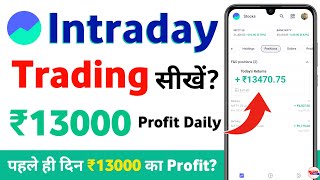 groww app trading kaise kare 2024 - intraday trading for beginners