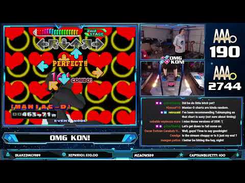 OMG KON! | LET'S GET DOWN (MANIAC-D 6-PANEL) PFC AAA [DDR 4th MIX PLUS]