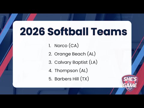 Top 10 Softball Teams in the Country: Weekly Rankings Featuring Elite Female Athletes