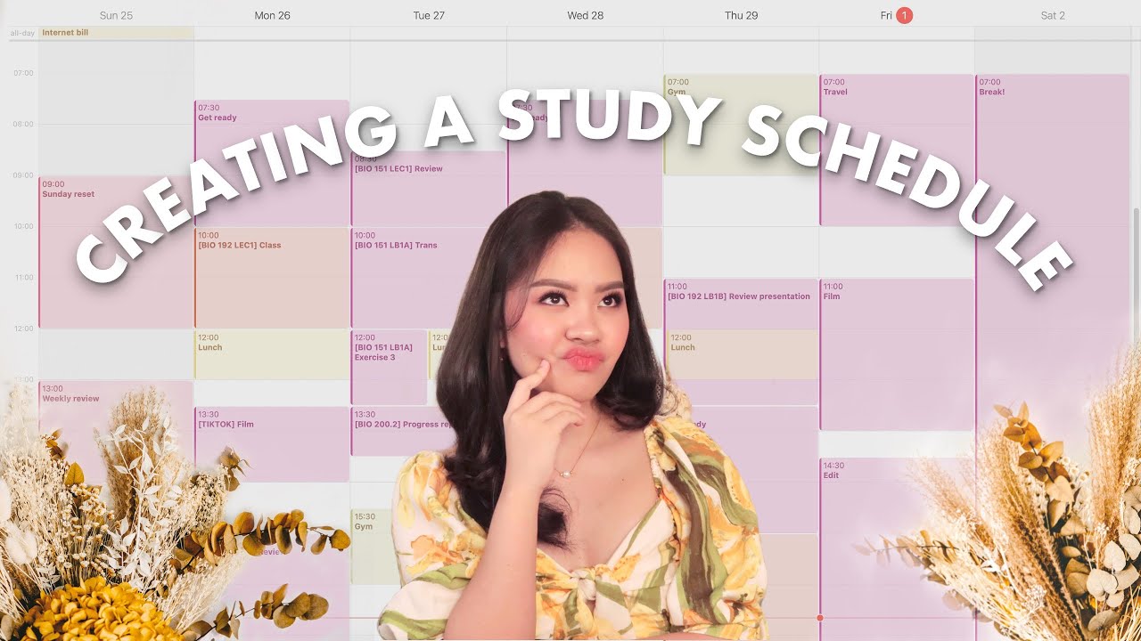 how i make a productive & effective study schedule 📆 a step-by-step guide