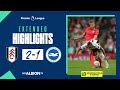 Extended PL Highlights: Fulham 2 Albion 1