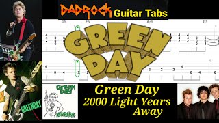 2000 Light Years Away - Green Day - Guitar + Bass TABS Lesson 