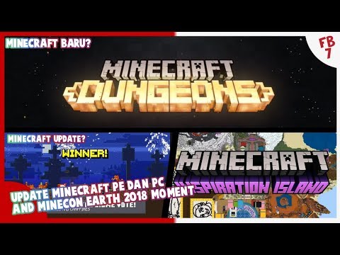 UPDATE MINECRAFT PE/PC VERY COOL AND REACTION MINECON EARTH 2018 MOMENTS