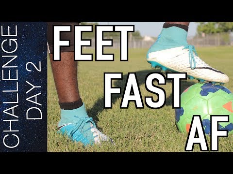TOP 10 FAST FOOTWORK DRILLS - FAST FEET AND BALL MASTERY TRAINING | DAY 2