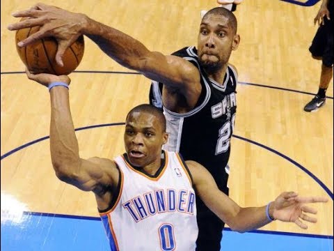 Tim Duncan Blocking NBA Superstars