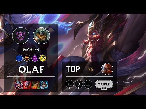 Olaf Top vs Gragas - EUW Master Patch 10.25b