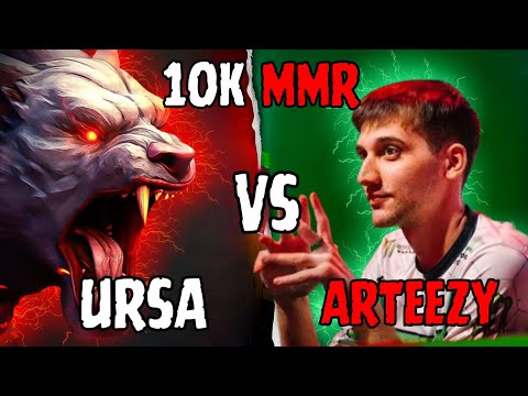 OMG 41Kills Ursa vs Arteezy - Insane 10k MMR Battle Dota 2
