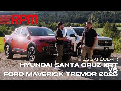 Comparo : Hyundai Santa Cruz XRT contre Ford Maverick Tremor 2025