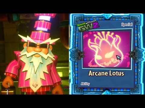 Plants vs Zombies Garden Warfare 2 - ARCANE LOTUS New Rux Abilities (500,000 Coins)