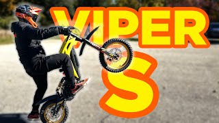 79Emotos Viper S Mini Electric Dirt Bike: Compact, Nimble, with a Unique Design