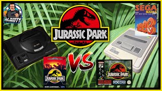 Jurassic Park GREATEST Home Versions I Look Which is BEST? Mega Drive VS SNES Comparison