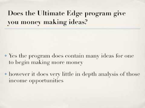 What is Tony Robbins' Ultimate Edge?