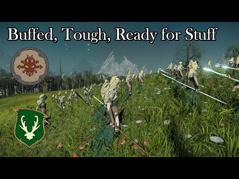 Wardancer Spear Buffs in Action