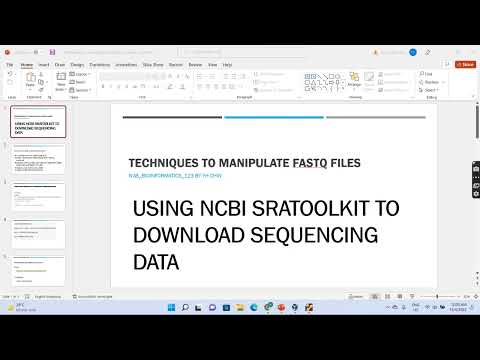 Using NCBI SRATOOLKIT to download sequencing fastq file