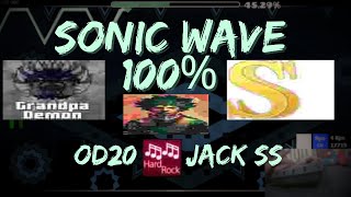 Geometry Dash | Sonic Wave 100% | Extreme Demon #4