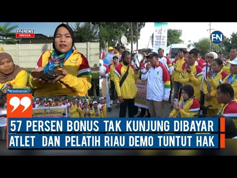 57 Persen Bonus Tak Kunjung Dibayar, Atlet dan Pelatih Riau Demo Tuntut Hak