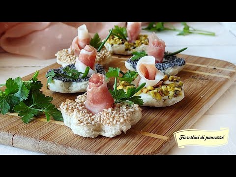 Antipasti di Pasqua fiorellini di pancarré: Un'Idea Creativa semplice e veloce