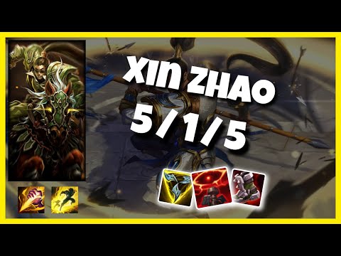 Xin Zhao vs Graves EU Challenger JUNGLE (5/1/5) Gameplay Replay - Patch 10.23