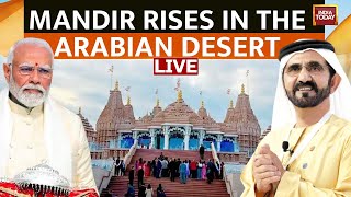 Abu Dhabi Temple Inauguration LIVE: PM Modi Inaugu