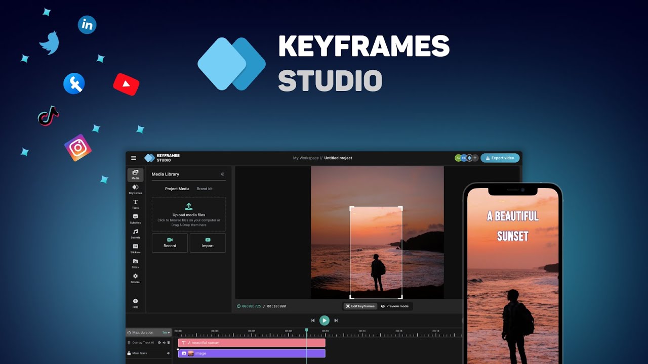 Intro to Keyframes Studio | Create videos for socials in minutes