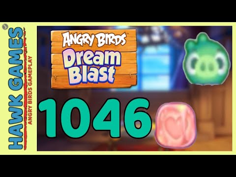 Angry Birds Dream Blast Level 1046 - Walkthrough, No Boosters