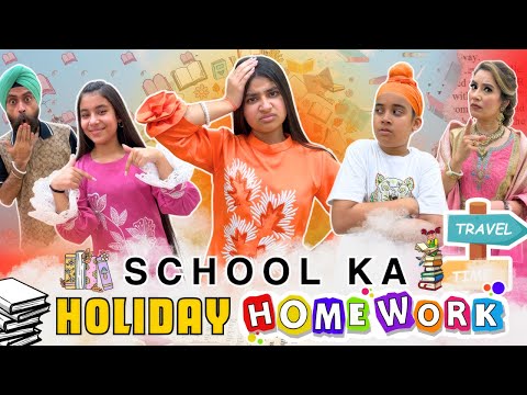 School Ka Holiday Home Work | RS 1313 VLOGS | Ramneek Singh 1313