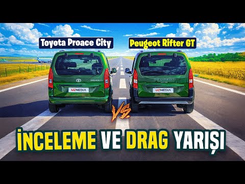 Thumbnail for Peugeot Rifter GT vs Toyota Proace City: Drag Yarışı & Karşılaştırma by Toyota ProAce