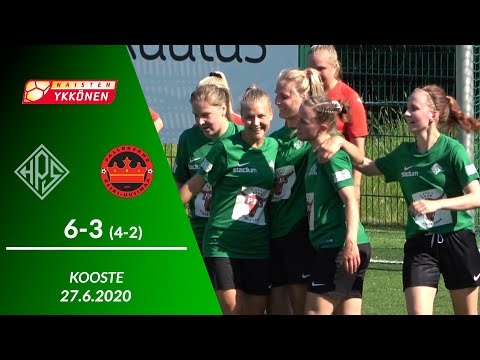 KOOSTE: HPS Naiset 6 - 3 PKKU, 27.6. + haastattelu - HPS TV