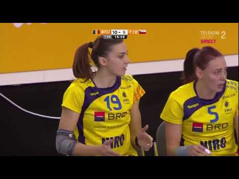 CM 2017 Optimi de finală România - Cehia. Prima repriză