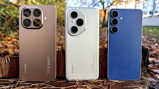 Xiaomi 15T Pro vs Honor 400 Pro vs Samsung Galaxy S25 FE Camera Comparison
