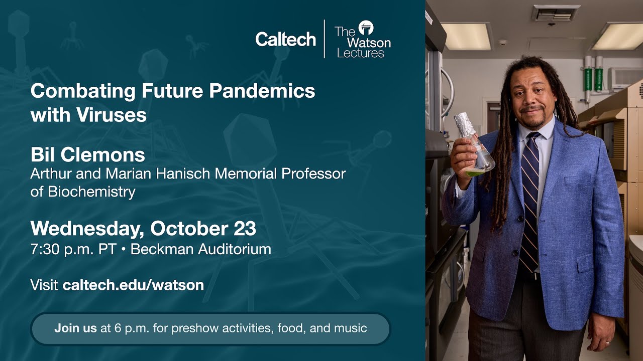 Watson Lecture Promo – Oct. 23, 2024: Bil Clemons