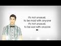 Glee Cast - It's Not Unusual (Lyrics) Blaine Anderson