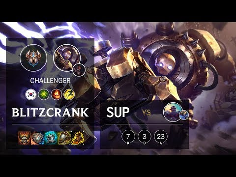 Blitzcrank Support vs Braum - KR Challenger Patch 10.4