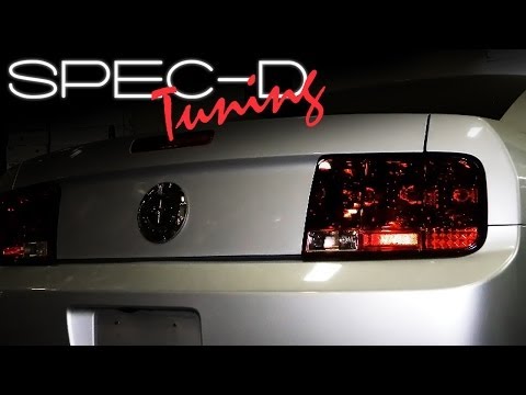 SPECDTUNING INSTALLATION VIDEO: 2005-2009 MUSTANG SEQUENTIAL TAIL LIGHTS