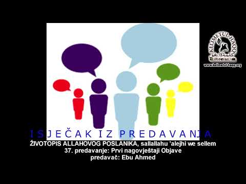 Kamen i drvo su mu nazivali selam prije nego mu je počela silaziti objava