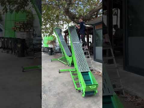Kadıoğlu NUTMEC7K Yükseklik Ayarlı Ceviz Kurutma Makinesi Yükleme Konveyör Bantları