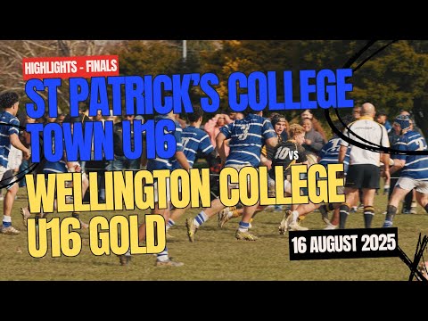 20250816.Highlights - St Pat's College Town U16 (12) vs (17) Wellington College U16 Gold - Finals