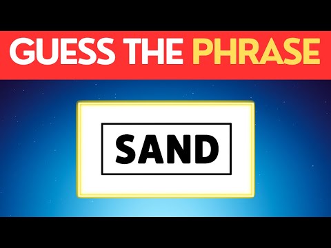 Guess The Phrase Quiz Pt.2 | Guess The Word Quiz🧠🤔 - Easy, Medium, Hard