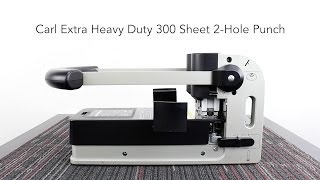 Carl Extra Heavy Duty 300 Sheet 2 Hole Punch - HD-530N