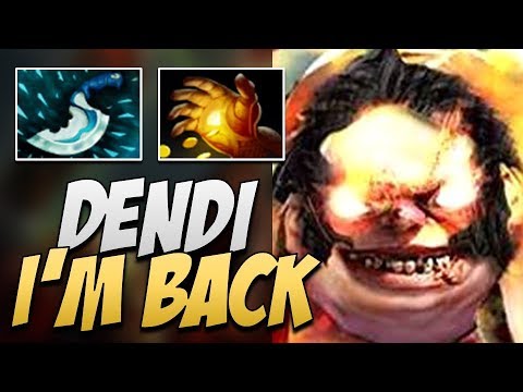 Dendi Pudge - I'M BACK!!! | Dota Gameplay