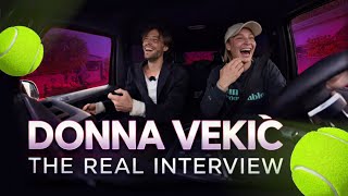 Donna Vekic Rated me a 5/10 | The Real Interview | Olympics | Behind the Scenes | Monaco Life