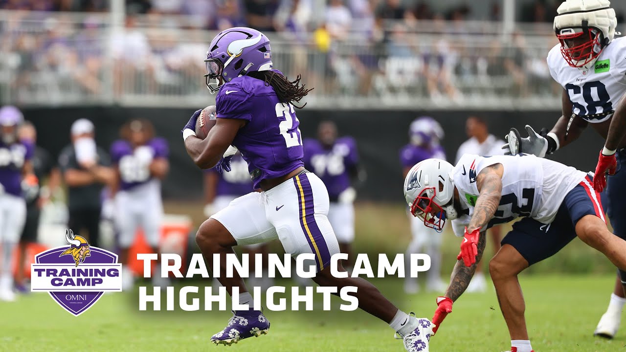 Vikings and Patriots Training Camp Joint Practice Highlights | August 14