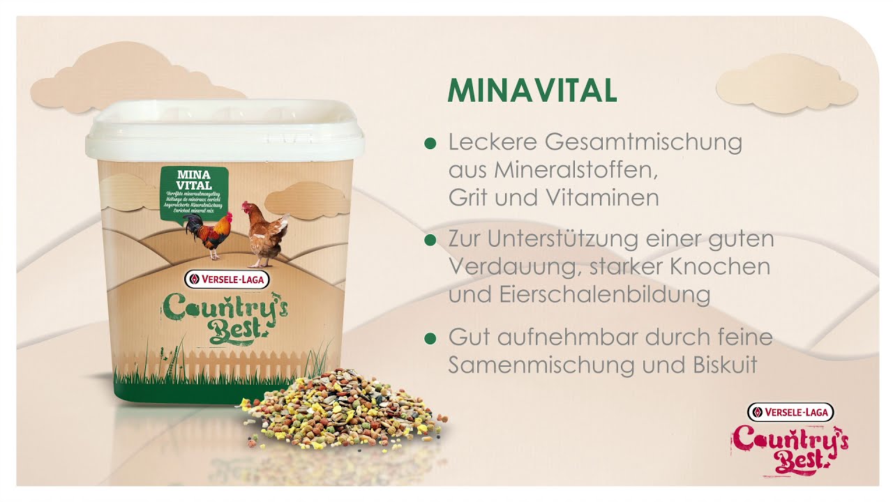 Versele Laga Country's Best Mina Vital, 4 kg Versele Laga Country's Best Mina Vital, 4 kg
