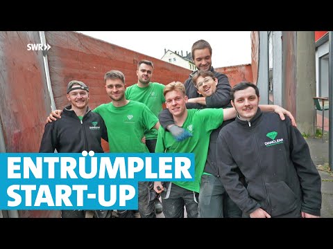 Jung, stark und motiviert: Sie entrümpeln und haben Spaß dabei