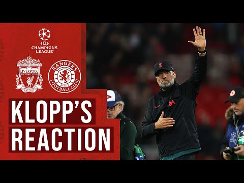 Klopp's Reaction: Reaction, change in system & Darwin Nunez | Liverpool vs Rangers