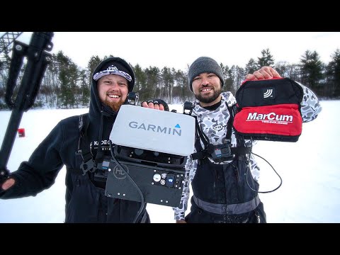 Garmin LIVESCOPE vs. FLASHER Ice Fishing! (Which is Better??)