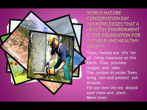 World Nature Conservation Day /PPT/Soujanya 7999
