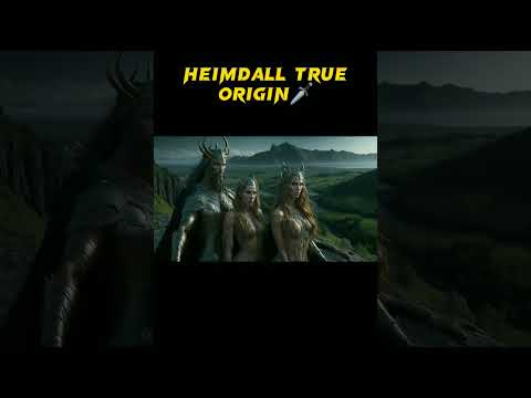 Heimdall Origin: Dude had Nine Moms for real.full video in comments.#heimdall #odin #norsemythology